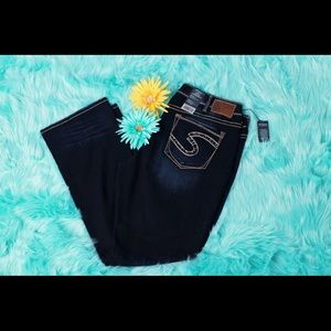 🆕 Silver Jeans Lola Straight Dark Wash Size 16